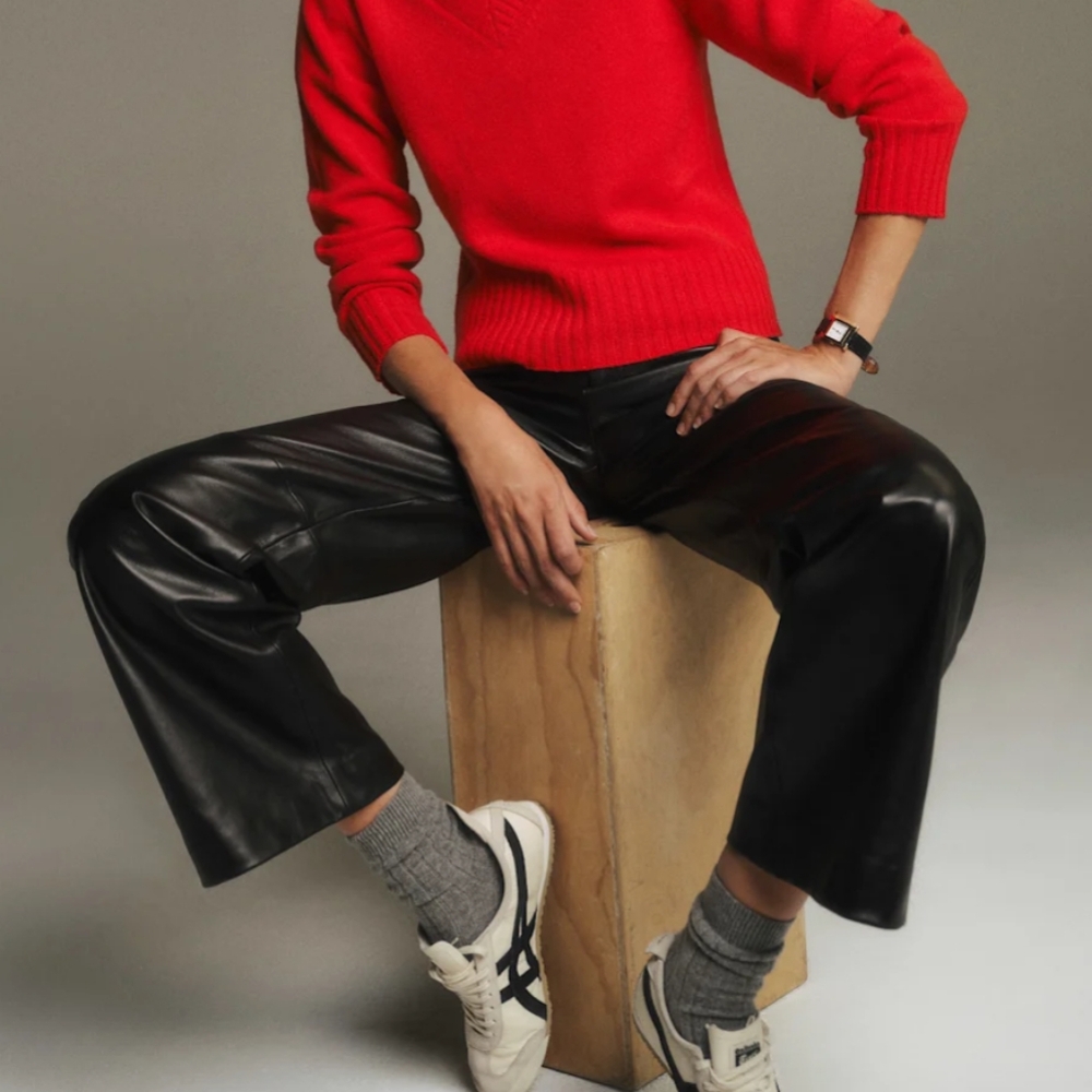 Brown Leather Trousers